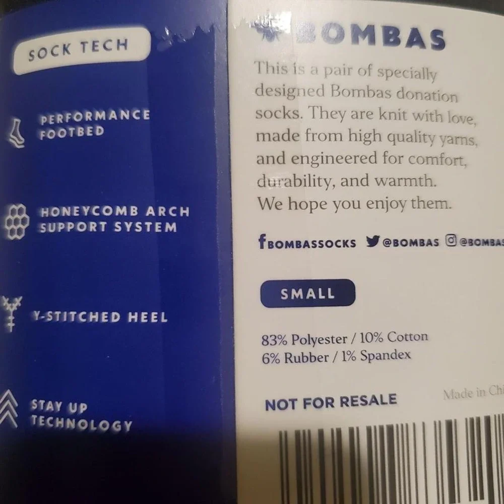 Bombas crew socks